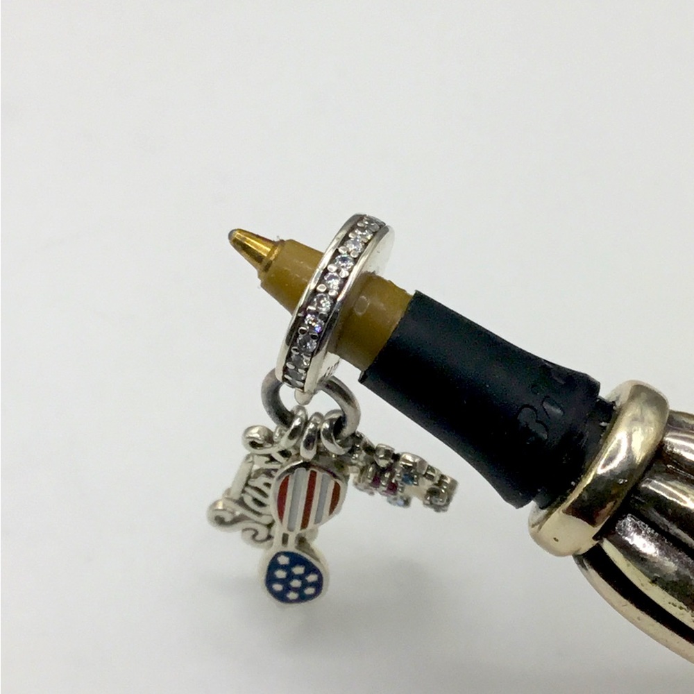 Pandora “Stars & Stripes Patriotic 3 pc Charm! New! - Picture 6 of 8